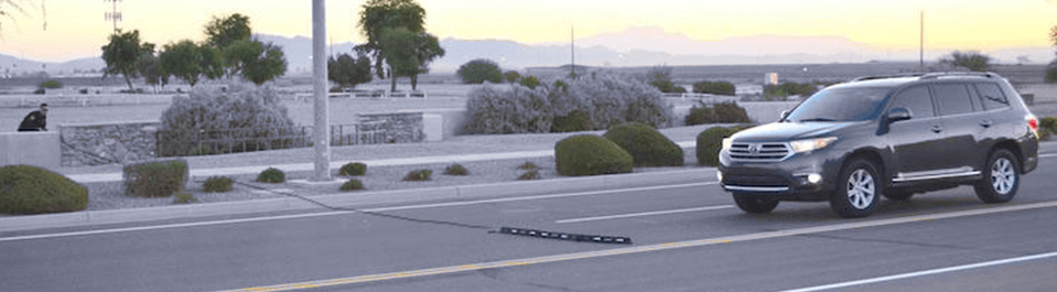 Phantom Spikes placed on the road